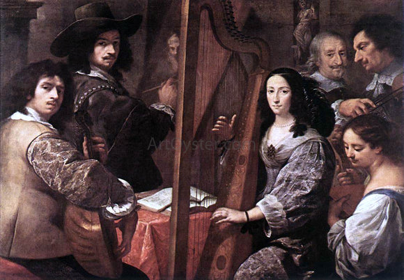  Carlo Francesco Nuvolone The Artist and His Family - Art Print