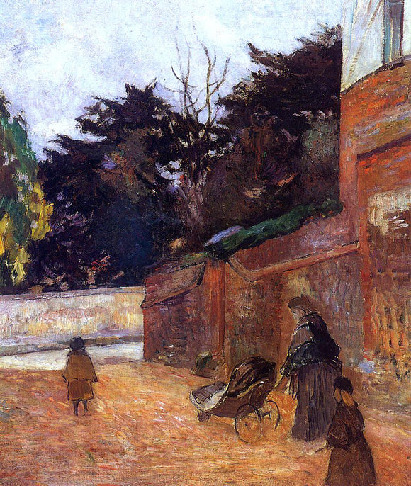  Paul Gauguin The Artist's Children, Impasse Malherne - Art Print