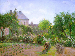  Camille Pissarro The Artist's Garden at Eragny - Art Print