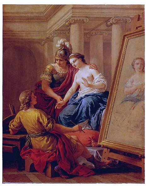  Louis-Jean-Francois Lagrenee The Artist's Model - Art Print