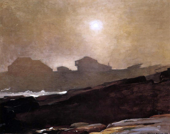 William Stephen Coleman The Artist's Studio in an Afternoon Fog (also known as At The Cottage Well) - Art Print