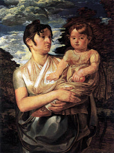  Philipp Otto Runge The Artist's Wife and Son - Art Print