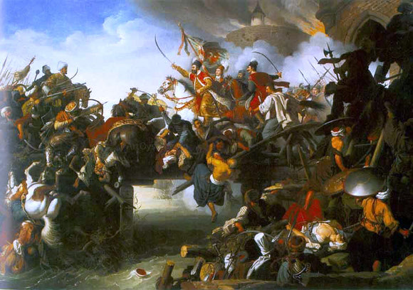  Johann Peter Krafft The Attack of Zrinyi - Art Print