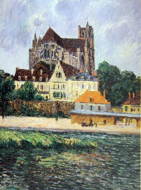  Gustave Loiseau The Auxerre Xathedral - Art Print