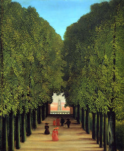  Henri Rousseau The Avenue in the Park at Saint-Cloud - Art Print