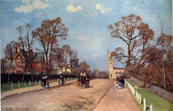  Camille Pissarro The Avenue, Sydenham - Art Print