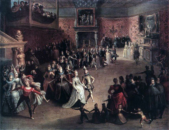  Marten Pepijn The Ball at the Court - Art Print