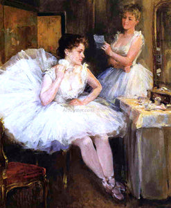  Willard Leroy Metcalf The Ballet Dancers (also known as The Dressing Room) - Art Print