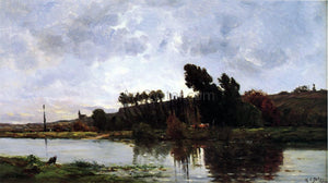  Hippolyte Camille Delpy The Banks of a River - Art Print