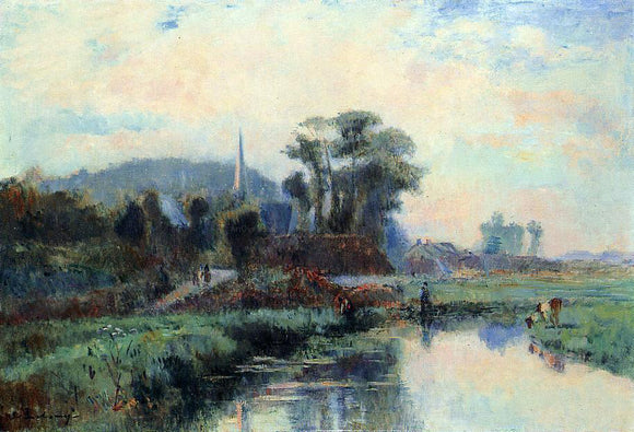  Albert Lebourg The Banks of the Durdent - Art Print