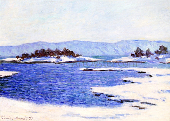  Claude Oscar Monet The Banks of the Fjord at Christiania - Art Print