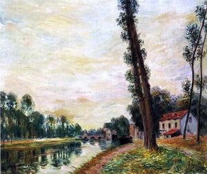  Alfred Sisley The Banks of the Loing - Art Print