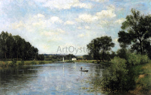  Stanislas Lepine The Banks of the Marne - Art Print