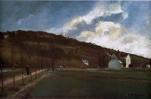  Camille Pissarro The Banks of the Marne in Winter - Art Print