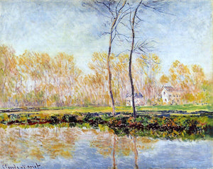  Claude Oscar Monet The Banks of the River Epte at Giverny - Art Print