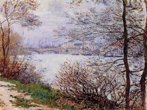  Claude Oscar Monet The Banks of the Seine, Ile de la Grande-Jatte - Art Print