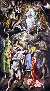  El Greco The Baptism of Christ - Art Print