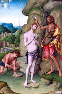  Marco Palmezzano The Baptism of Christ - Art Print