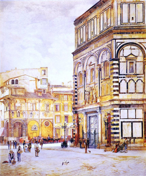  Henry Roderick Newman The Baptistery of San Giovanni - Art Print