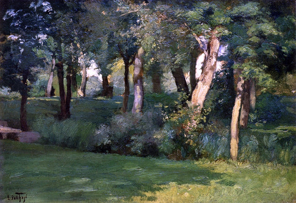 Edward Potthast The Barbizon Forest - Art Print