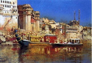  Edwin Lord Weeks The Barge of the Maharaja of Benares - Art Print