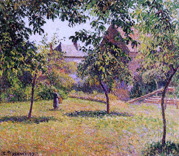  Camille Pissarro The Barn, Morning, Eragny - Art Print