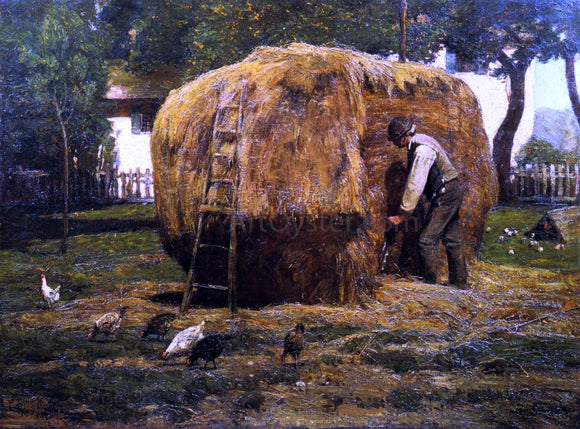  Frederick Childe Hassam The Barnyard - Art Print