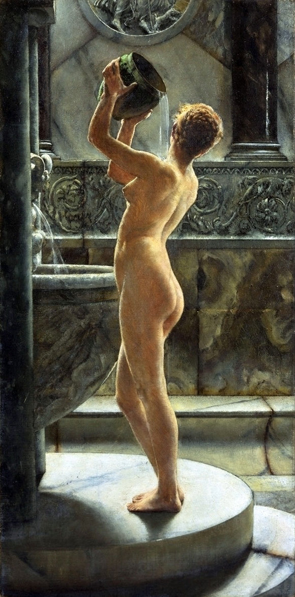  John Reinhard Weguelin The Bath - Art Print