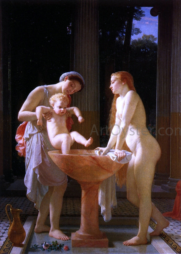  Marc-Charles-Gabriel Gleyre The Bath - Art Print