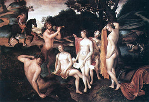  Francois Clouet The Bath of Diana - Art Print