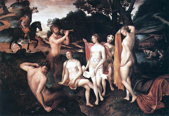 Francois Clouet The Bath of Diana - Art Print