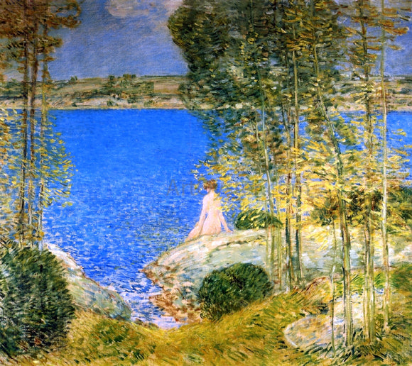  Frederick Childe Hassam The Bather - Art Print