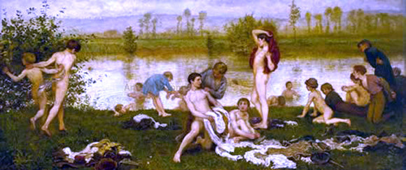  Frederick Walker The Bathers - Art Print