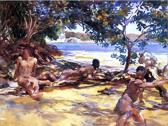  John Singer Sargent The Bathers - Art Print