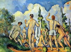  Paul Cezanne The Bathers - Art Print