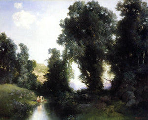  Thomas Moran The Bathing Hole, Cuernavaca, Mexico - Art Print