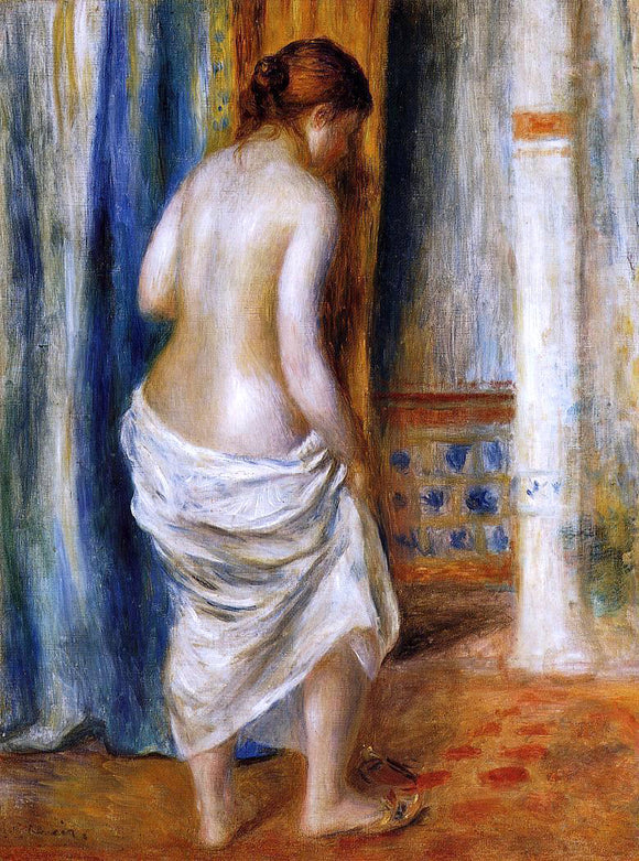  Pierre Auguste Renoir The Bathrobe - Art Print