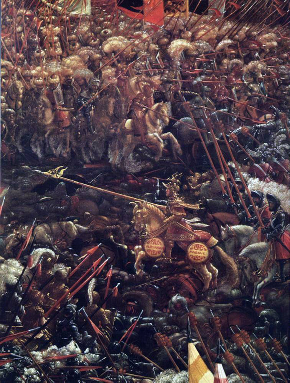  Denys Van Alsloot The Battle Of Alexander (detail) - Art Print