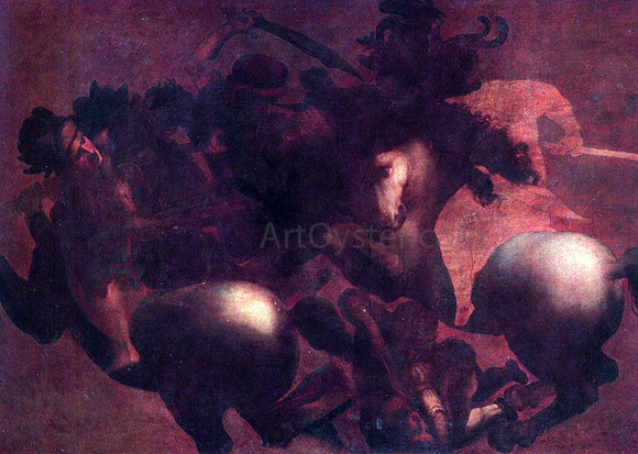  Leonardo Da Vinci The Battle of Angihiari - Art Print