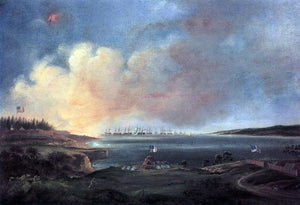  Alfred Jacob Miller The Battle of Fort McHenry - Art Print