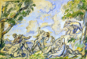  Paul Cezanne The Battle of Love - Art Print