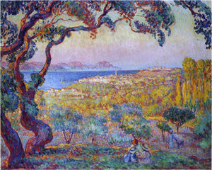  Henri Lebasque The Bay at St Tropez - Art Print