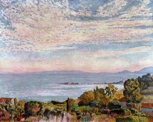  Theo Van Rysselberghe The Bay of Saint Clair - Art Print
