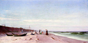  Francis A Silva The Beach at Long Branch, New Jersey - Art Print