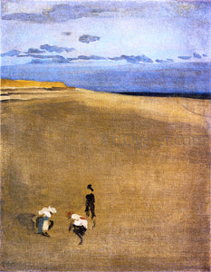  James McNeill Whistler The Beach at Selsey Bill - Art Print