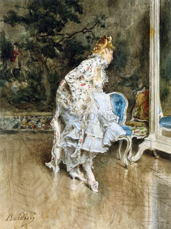  Giovanni Boldini The Beauty Before The Mirror - Art Print
