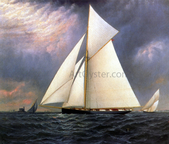  Elisha J. Taylor Baker The Bedouin off Execution Rocks Lighthouse - Art Print