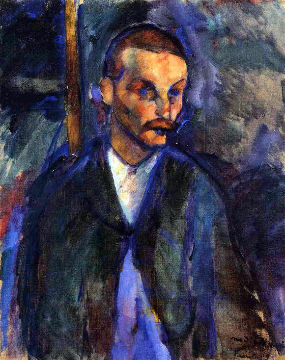  Amedeo Modigliani The Beggar of Leghorn (also known as Peasant from Lovorno) - Art Print