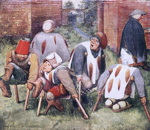  The Elder Pieter Bruegel The Beggars - Art Print