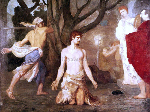  Pierre Puvis De Chavannes The Beheading of St John the Baptist - Art Print